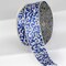 The Ribbon People Navy Velvet & Silver Glitter Wire Cord Edge Decorative Ribbon 3 inch by 20 yards